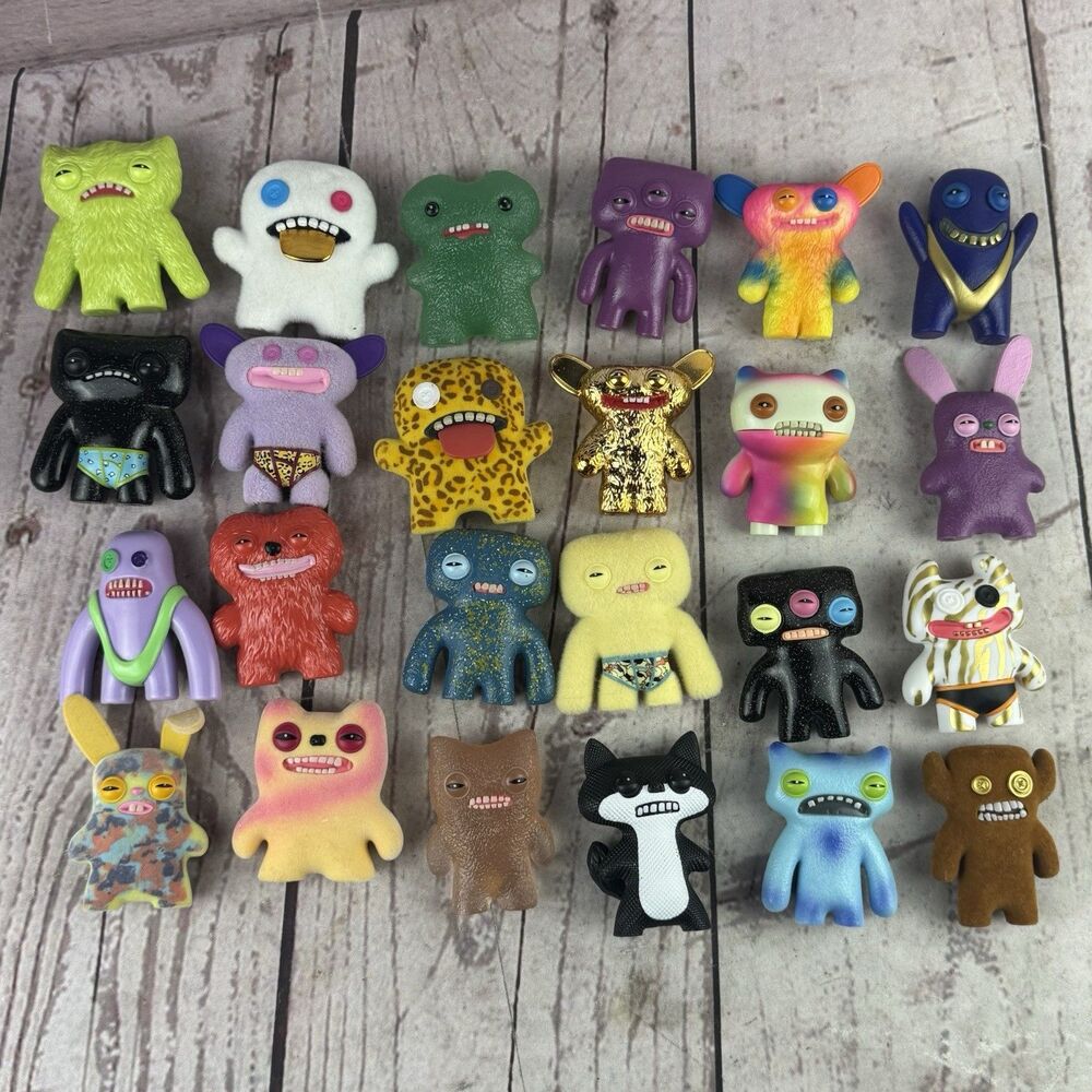 Fuggler Funny Ugly Monster 24 Pack Mini Figures With Rare Gold Figure